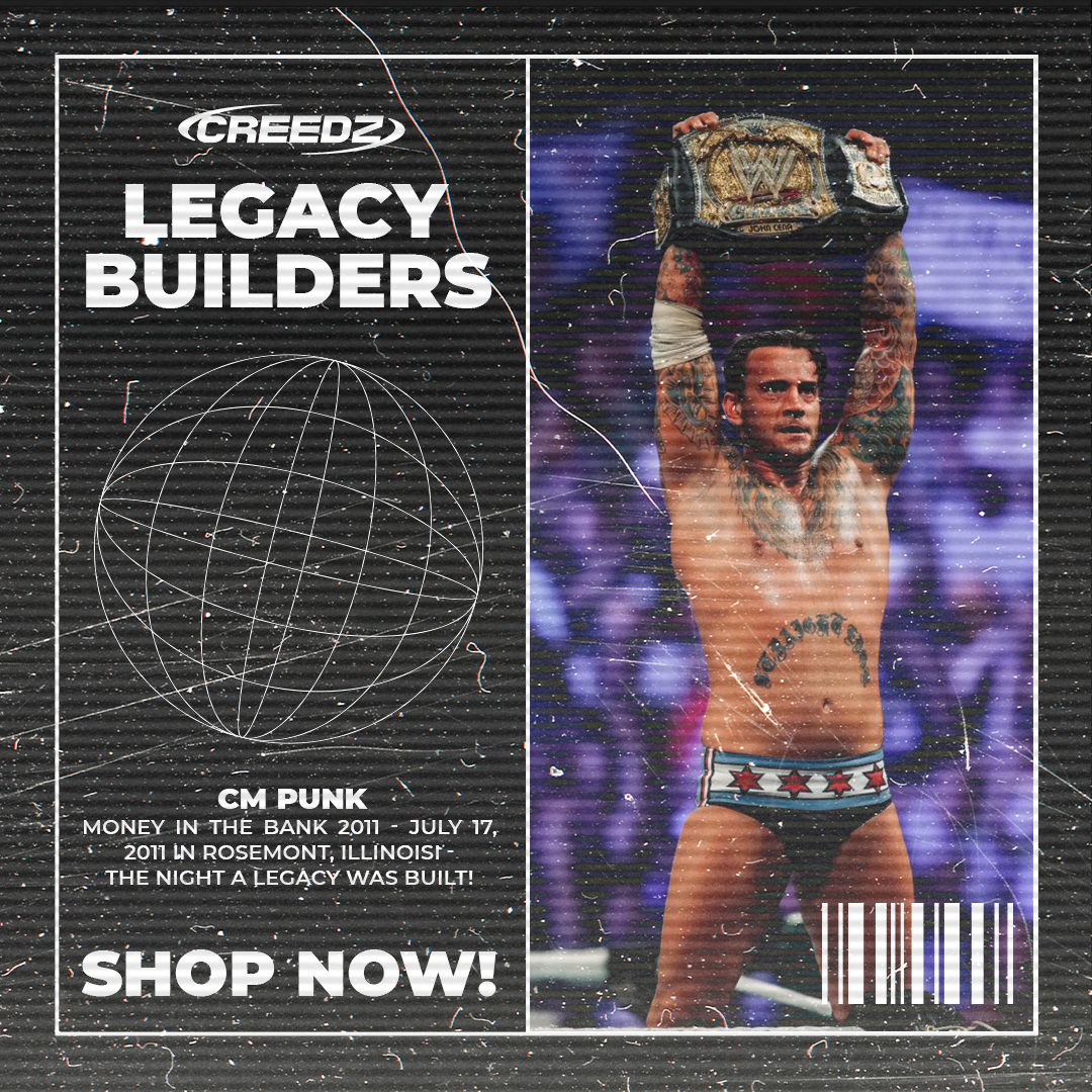 CM Punk Legacy Builders Oversized Vintage T-Shirt