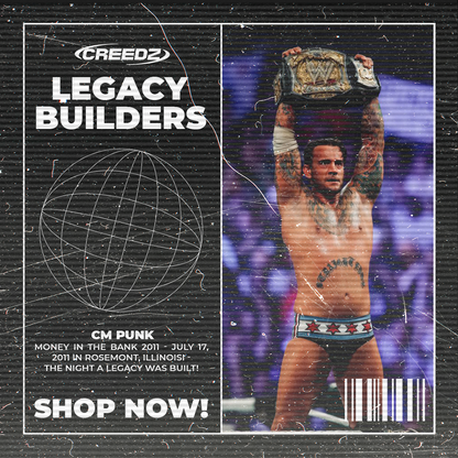 CM Punk Legacy Builders Oversized Vintage T-Shirt
